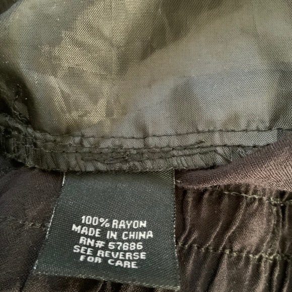 New Look Cargo Jogger Black Elastic Waist Ankle Zip M - Picture 10 of 10